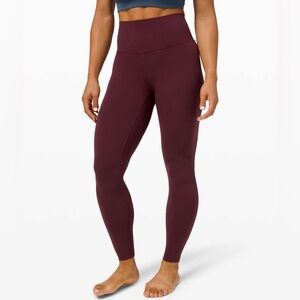 Lululemon Align High-Rise Pant 28” – Cassis (Maroon), Size 20 (NWOT)